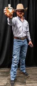 Cody Johnson with his signature cologne